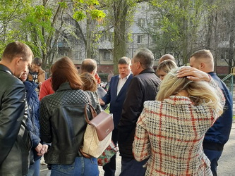 Сергей Агапов встретился с жителями домов по ул. Тульской